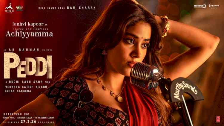 The Wait is Over! Janhvi Kapoor’s Powerful Look from Peddi Unveiled