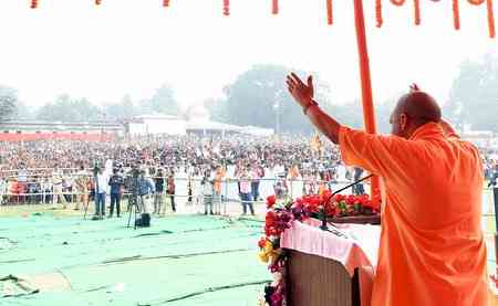 'Pappu, Tappu, Appu': Yogi Adityanath targets INDIA bloc leaders in Bihar rally