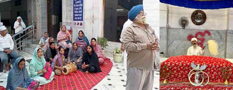 गुरु नानक देव जी के प्रकाश पर्व पर गुरुद्वारा सोमा शाह में कीर्तन समागम बुधवार को