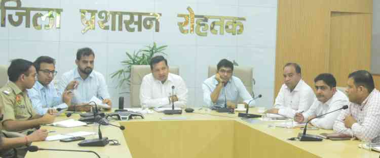 Integrated Command and Control Centre (ICCC) to be established to make Rohtak city smooth, safe and citizen-friendly: DC Sachin Gupta