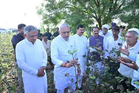 Gujarat BJP chief Vishwakarma pledges support to farmers in Surendranagar