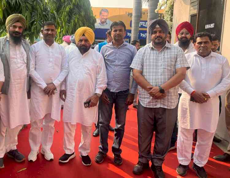 Harchand Singh Barsat Campaigns for AAP Candidate Harmeet Singh Sandhu