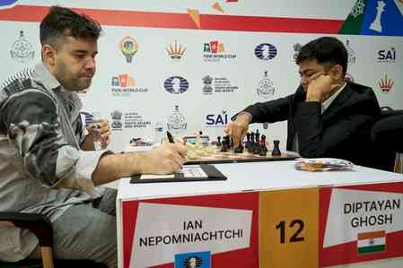 FIDE World Cup: Diptayan Ghosh upsets Nepomniachthi with black