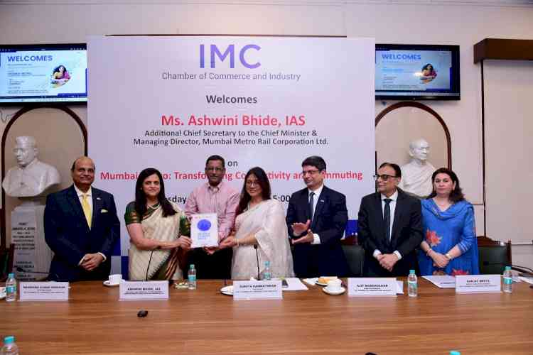 ‘Last mile connectivity is prime focus” says Ashwini Bhide, MMRCL at a session held by IMC