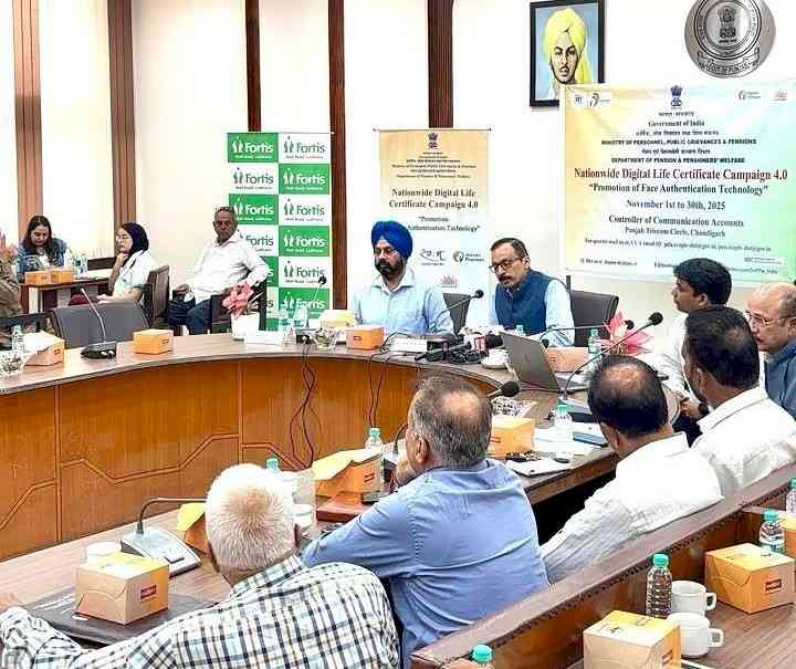 Ministry of Communication, Department of Telecommunications field office CCA Punjab,  Chandigarh Organizes Pensioners’ Life Certificate Camp at Ludhiana