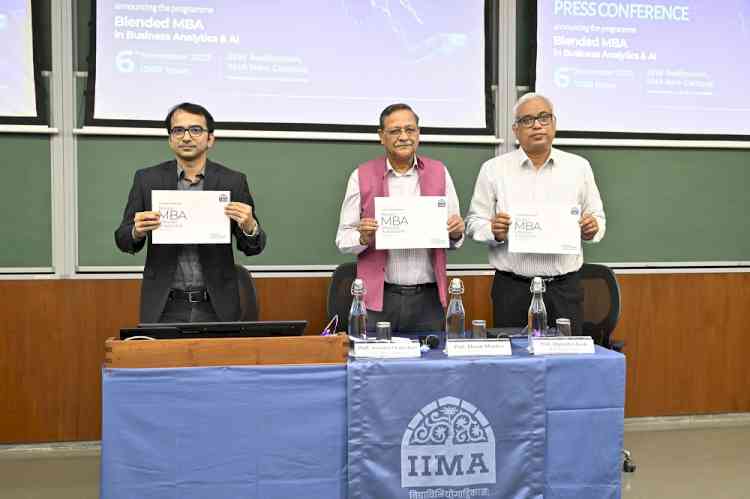 IIM Ahmedabad launches India’s first-of-its-kind two-year Blended MBA Programme in Business Analytics & AI