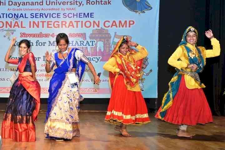 सात दिवसीय राष्ट्रीय एकता शिविर में 9 राज्यों और एक यूटी से 157 वालंटियर्स ले रहे भाग