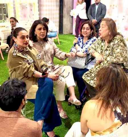 Neetu Kapoor shares a glimpse of Rani Mukerji at granddaughter Raha's birthday bash
