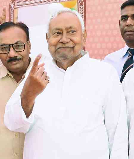 Bihar polls: CM Nitish Kumar thanks people for record voter turnout in first phase