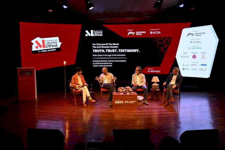 “What does Truth mean in the Age of Algorithms?” is a question that resonated at the inaugural session Literature Live! The Mumbai Litfest 2025