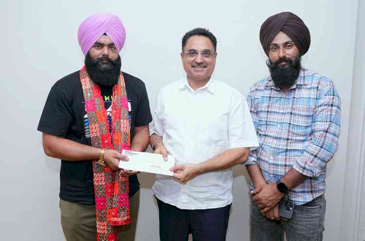 UFC Power Slap Champion Jujhar ‘Tiger’ Singh Visits CGC University