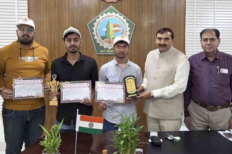 राज्य स्तरीय वाईआरसी प्रशिक्षण शिविर में जीजेयू की टीम का उत्कृष्ट प्रदर्शन