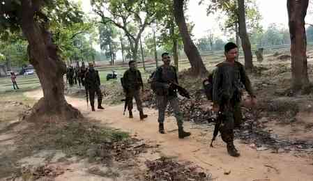 Jharkhand: Huge cache of weapons seized after gun battle with Maoists in Saranda forest