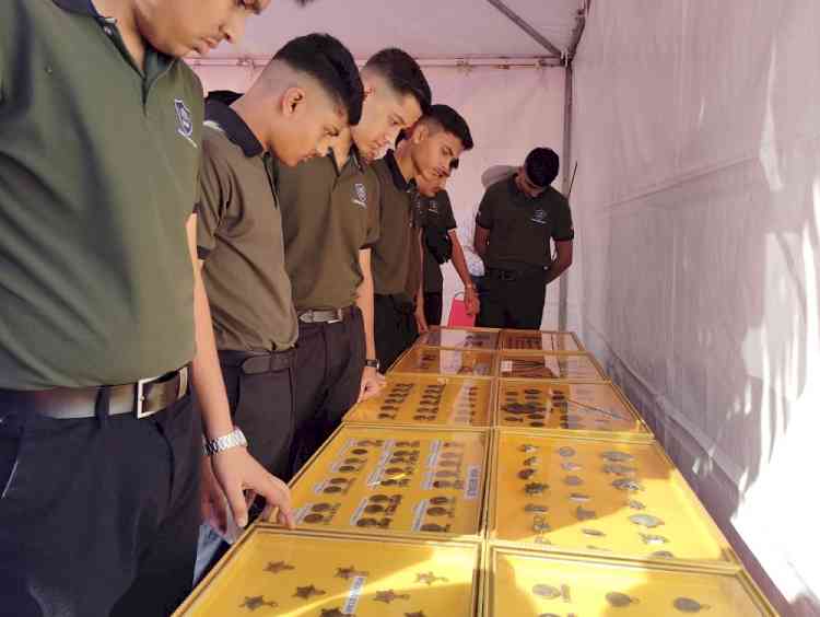 Cadets of Chandigarh Defence Academy Visit Military Literature Festival