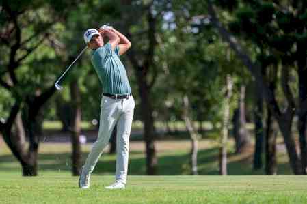 Golf: Ajeetesh Sandhu lies T-36; three-way lead at the top at Singapore Open