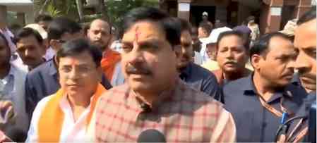 MP CM Yadav seeks Goddess Sita's blessings in Sitamarhi; predicts NDA victory in Bihar