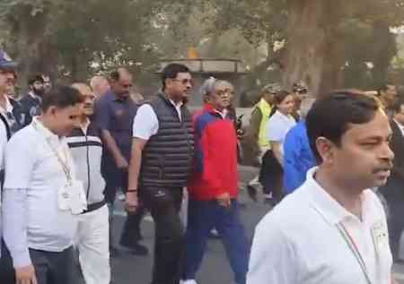 CJI B.R. Gavai leads walkathon to promote 'Justice for All'