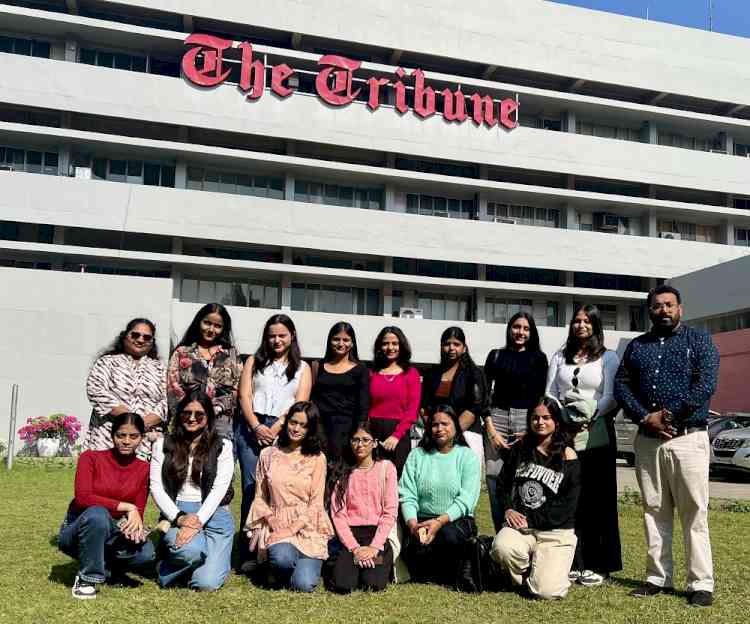 KMVites Explore the World of Newspaper Production During Educational Visit to The Tribune