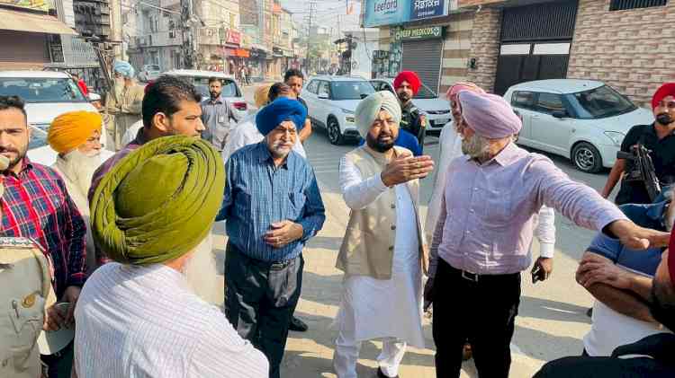 Cabinet Minister Mundian addresses traffic congestion woes at Jamalpur Tirkoni Park