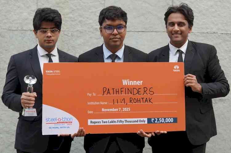 IIM Rohtak Shines at Tata Steel-a-thon 2025 as Team ‘Pathfinders’ Wins the Growth Track