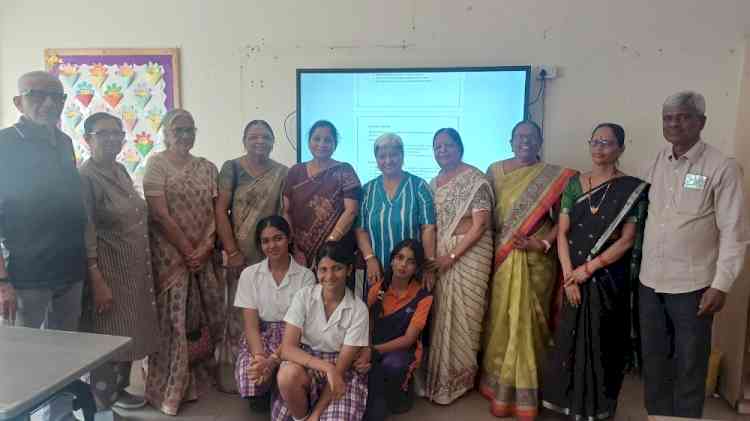 Glendale Academy Students Conduct Cyber Safety Awareness Session for Senior Citizens on National Education Day