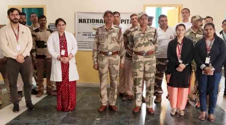 राजीव गांधी थर्मल पावर प्लांट, खेदड़ में निःशुल्क स्वास्थ्य जांच शिविर आयोजित