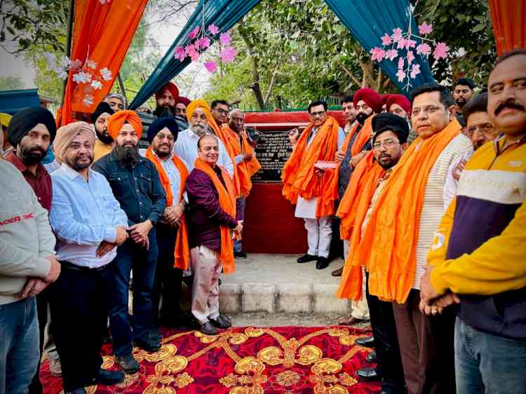 Canal based water supply project: MLA Bagga lays foundation stone for construction of overhead water reservoir and installation of associated pipeline