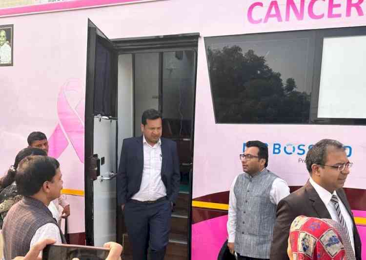 District Administration, Rohtak Rolls Out Full-Scale “Swasthya Vahini” - Districtwide Mobile Initiative for NCD Screening, Oral & Breast Cancer Detection, and Doorstep Preventive Healthcare.