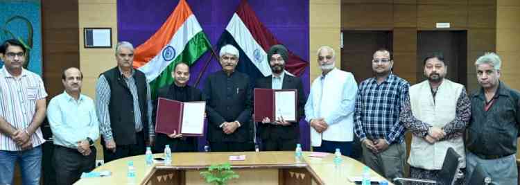 MDU Signs MoU with BECIL to establish a Community Radio Station