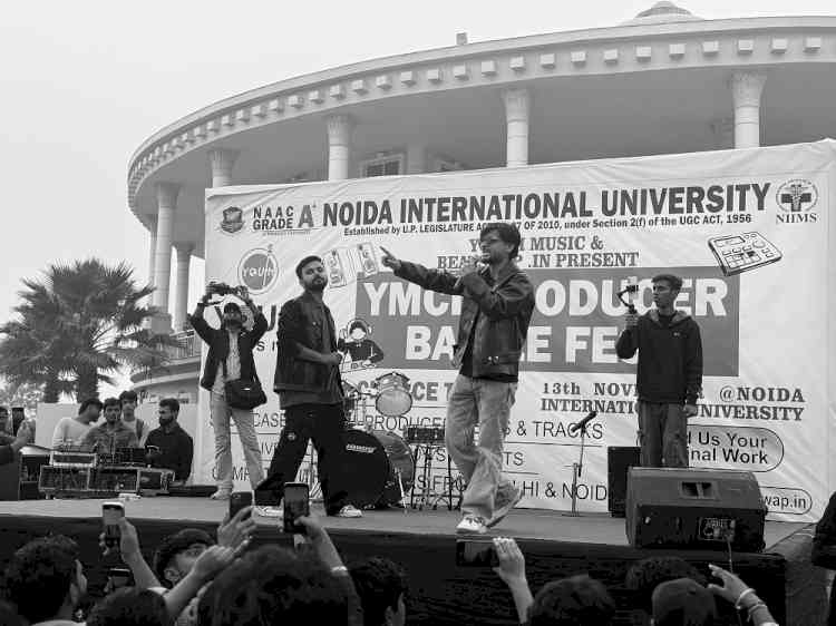 Noida International University Hosts the Power-Packed YMCI Producer Battle Fest