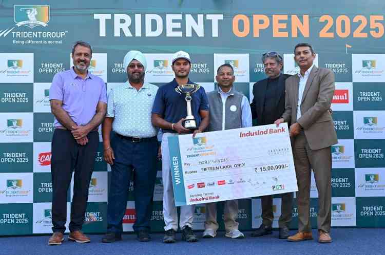 Manu Gandas wins Trident Open 2025 title in three-player playoff