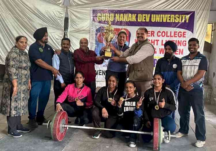 PCM S.D. College for Women Clinches Championship at GNDU Inter-College Weight Lifting 2025–26