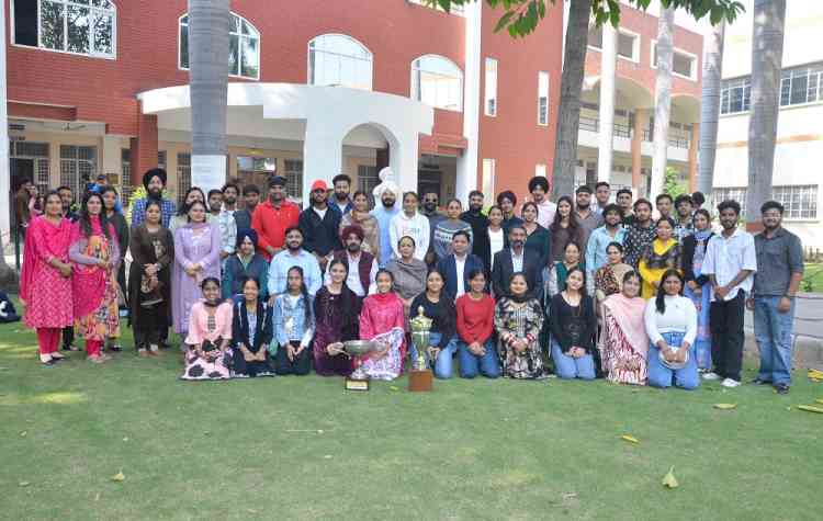 Lyalpur Khalsa College, Jalandhar performed brilliantly in the Youth Festival of Guru Nanak Dev University