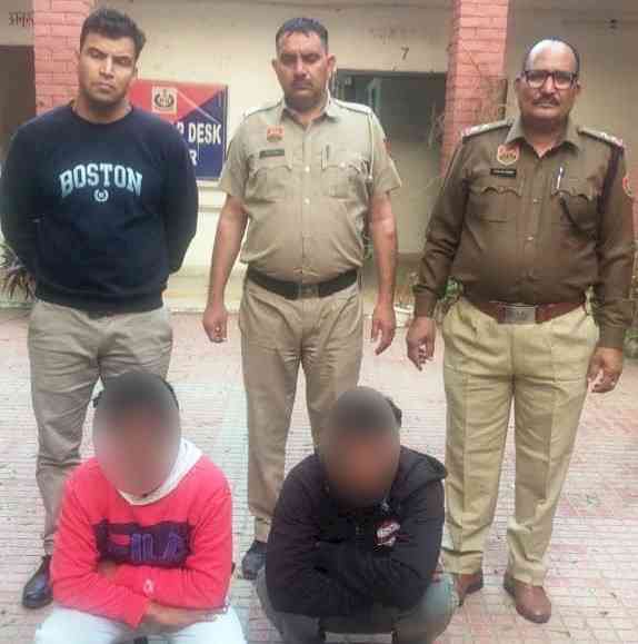 चोरी की वारदात में शामिल दो आरोपी काबू