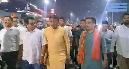 Gujarat Dy CM Sanghavi leads unity march, reiterates focus on development and national integration
