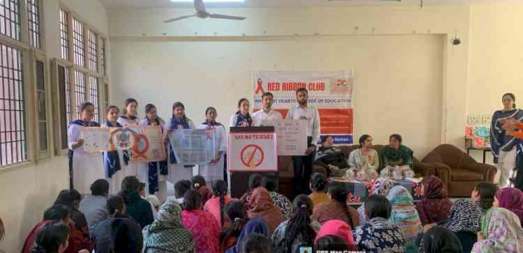 Innocent Hearts College of Education organized an Awareness Seminar on HIV & AIDS at Gandhi Vanita Ashram