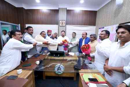 Bihar results: RJD holds review meeting; leaders allege EVM manipulation