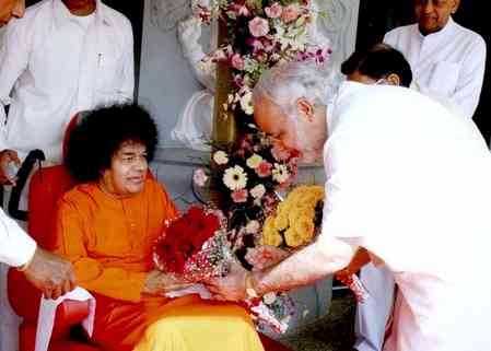 Looking forward to taking part in Sathya Sai Baba centenary celebrations: PM Modi
