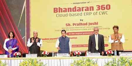 Centre launches digital initatives to strengthen food storage, logistics & public distribution systems