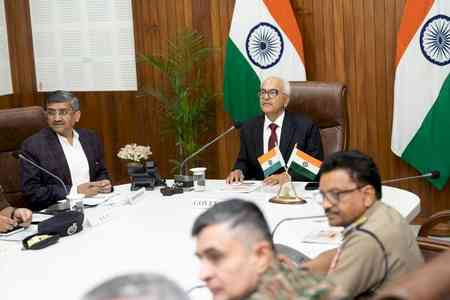 Manipur Guv reviews border-fencing work along India-Myanmar border
