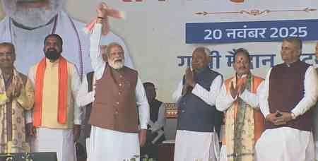 NDA show of strength: Nitish Kumar takes oath as Bihar CM for 10th time, PM Modi attends ceremony