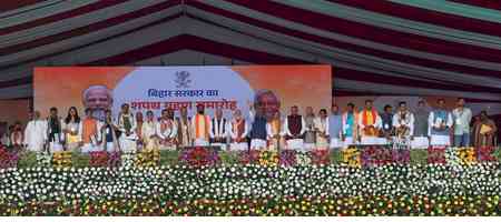 'Wonderful team, with dedicated leaders': PM Modi congratulates Bihar Ministers on taking oath