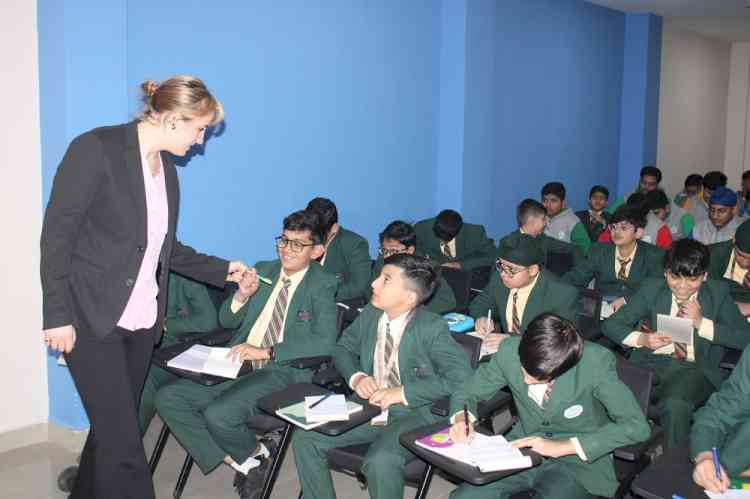 Workshop on American Conversational English at Ivy World School