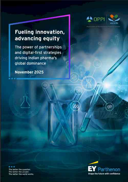 India’s pharma exports nearing $30 billion, with CRDMOs and GCCs driving next phase of innovation: EY-Parthenon–OPPI report 