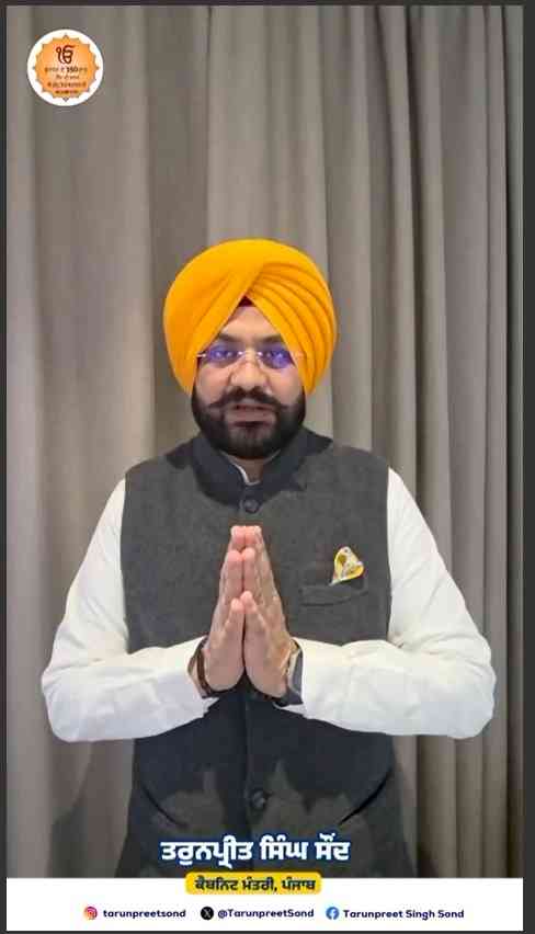 Cabinet Minister Sond urges massive participation for Grand Nagar Kirtan in Khanna on Nov 21