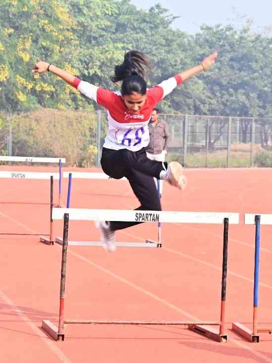 ट्रिपल जम्प में दीप्ति, शॉट पुट में खुशबू, हर्डल रेस में मुस्कान ने बाजी मारी