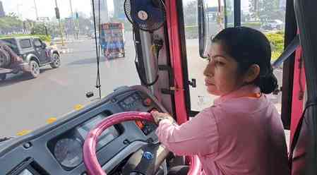 Women empowerment: Gujarat gets its first female driver behind wheel of BRTS bus
