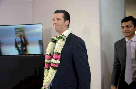 Donald Trump Jr. arrives in Udaipur to attend royal wedding