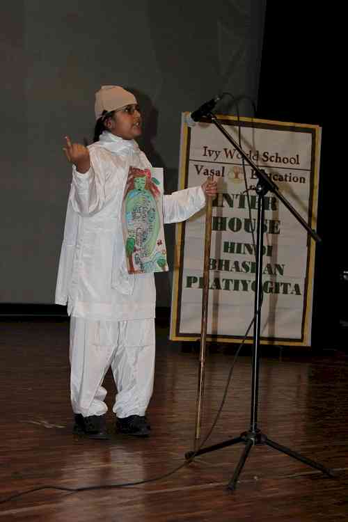 Ivy World School Hosts Hindi Declamation Competition to Inspire Confident and Future-Ready Young Speakers