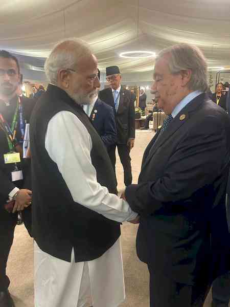 PM Modi has 'very productive conversation' with UN chief Guterres during G20 Summit   